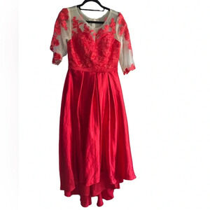 Wedding Red MIDI Dress Size 8
